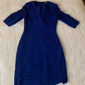 Party dress with pleating